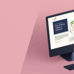 A desktop mockup of a design for Young Professionals, a campaign by Simonds Homes. This design was never developed and was only a design concept